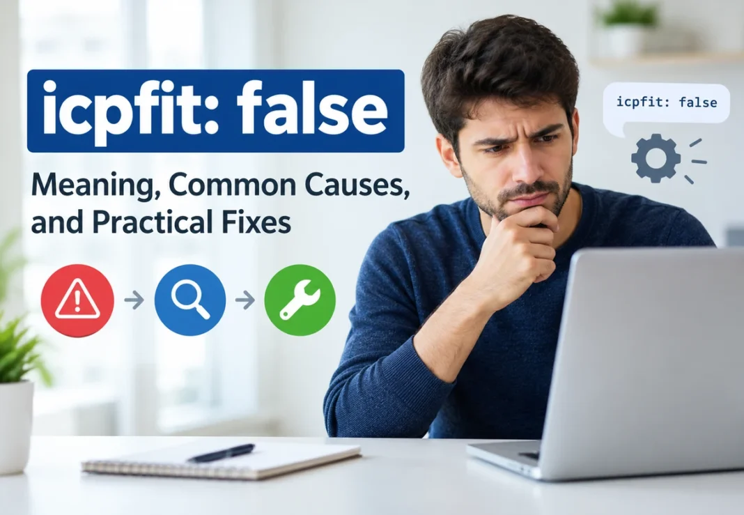 Icpfit: false Meaning, Common Causes, and Practical Fixes