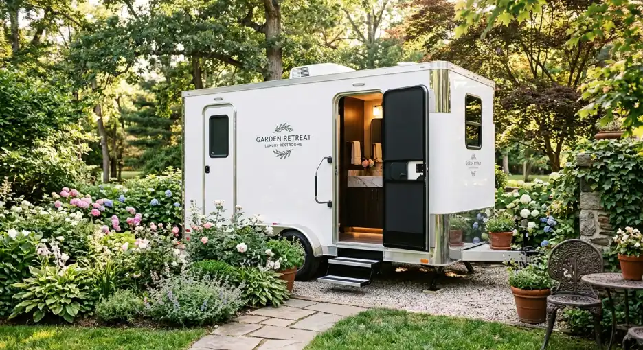luxury restroom trailer